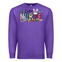 Purple easter nurse Premium Sweatshirt - CowhideDigitalArt
