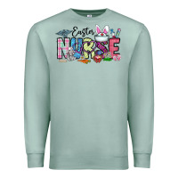 Seafoam easter nurse Premium Sweatshirt - CowhideDigitalArt