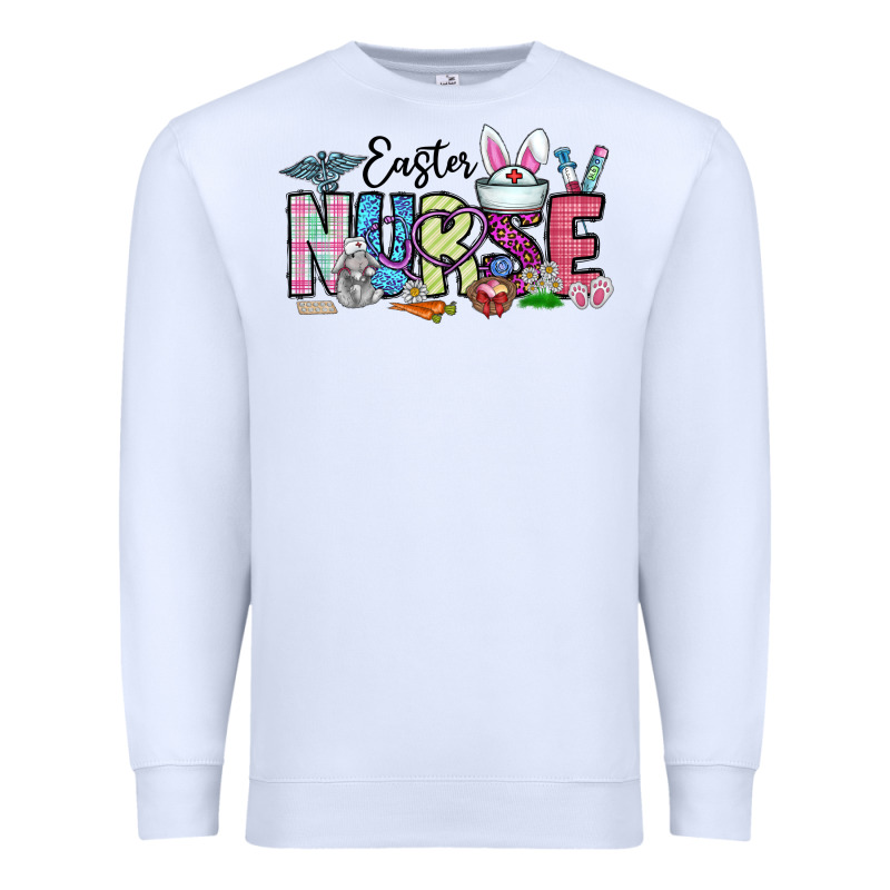 Easter Nurse Premium Sweatshirt by CowhideDigitalArt | Teevron