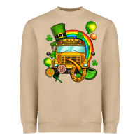 Mushroom St. Patrick's school bus Heavyweight Sweatshirt - OliviaCreatesArt