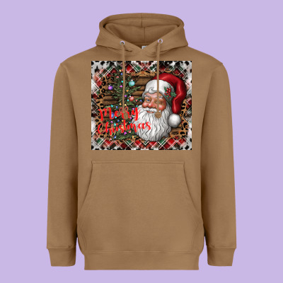 Merry Christmas Heavyweight Hoodie Designed By Cowhidedigitalart