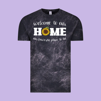 Welcome To Our Home Sunflower Vintage Tee Designed By Bettercallsaul