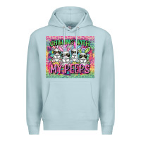Blue Mist chilling with my peeps Premium Hoodie - FaDigitalArtStudio