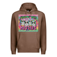 Chestnut chilling with my peeps Premium Hoodie - FaDigitalArtStudio