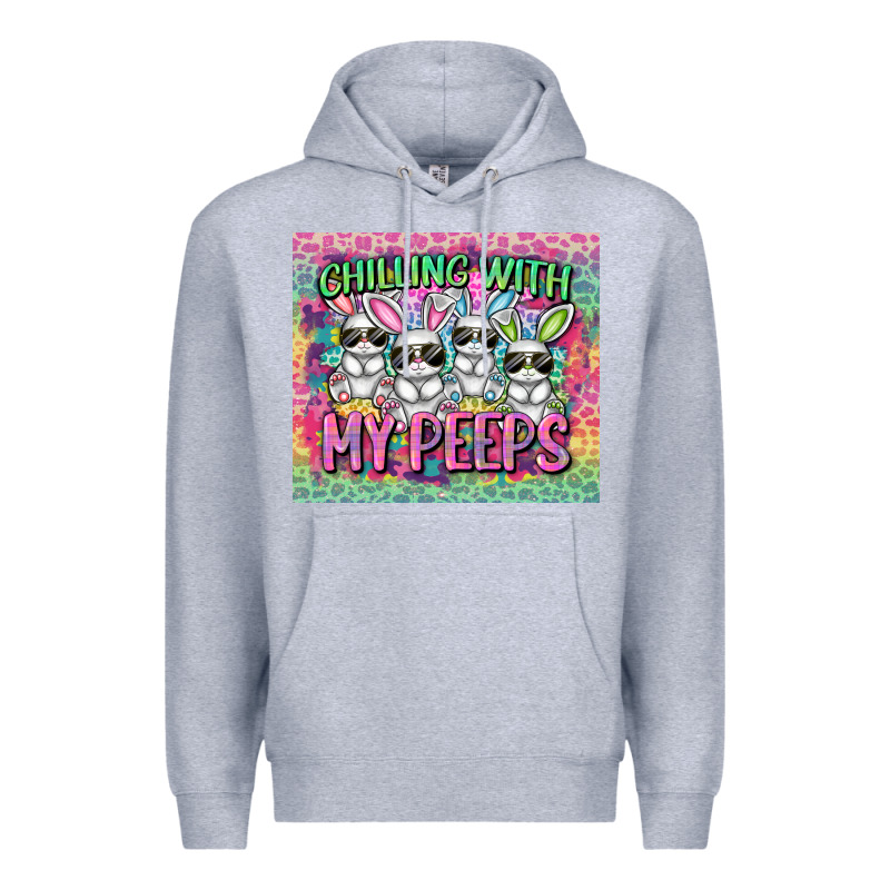Chilling With My Peeps Premium Hoodie by FaDigitalArtStudio | Teevron