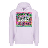 Lilac chilling with my peeps Premium Hoodie - FaDigitalArtStudio