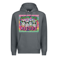 Rock chilling with my peeps Premium Hoodie - FaDigitalArtStudio