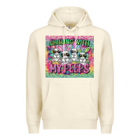 Sandshell chilling with my peeps Premium Hoodie - FaDigitalArtStudio