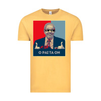 Vintage Mustard Lula Presidente 2022 Brasil  O Pai Ta On Vintage Tee - longCreatives