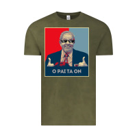 Vintage Olive Lula Presidente 2022 Brasil  O Pai Ta On Vintage Tee - longCreatives