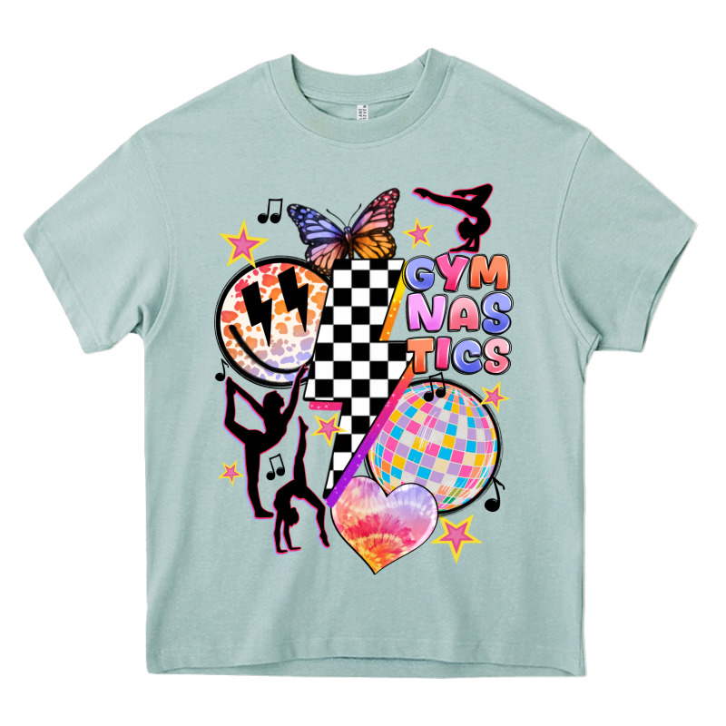 Retro Gymnastics Heavy Core Tee by JahusDesignShop | Teevron