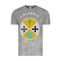 Cloud Rock Calabria Coat of arms  Flag souvenir Italy Vintage Tee - longCreatives