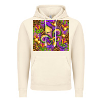 Vintage Artic Mardi Gras fleur de lis Vintage Hoodie - NancyCooperArtShop