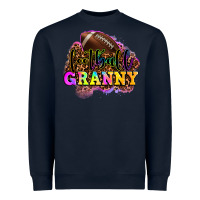 Navy football granny Heavyweight Sweatshirt - OliviaCreatesArt