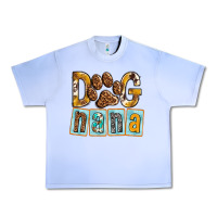 Grape Ice Dog Nana with Paw Urban Heavy Tee - texasbilliewilder