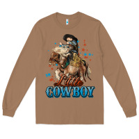 Toasted Coconut Little Cowboy Midilli Horse kid boy Long Sleeve Tee - HowdyJamesFarm