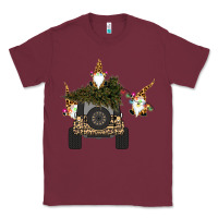 Burgundy Gnomes Truck Car  Christmas Classic Tee - Bettercallsaul