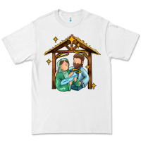 White jesus newborn oh holy night Premium Tee - MaliasSmallBusiness