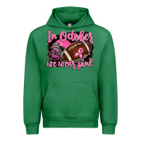 Emerald in october we wear pink with football Urban Hoodie - BarkalooDesign