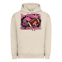Pigment French Oak in october we wear pink with football Urban Hoodie - BarkalooDesign