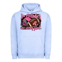 Pigment Grape Ice in october we wear pink with football Urban Hoodie - BarkalooDesign