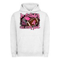 Pigment Lunar Rock in october we wear pink with football Urban Hoodie - BarkalooDesign