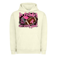 Pigment Pistachio in october we wear pink with football Urban Hoodie - BarkalooDesign