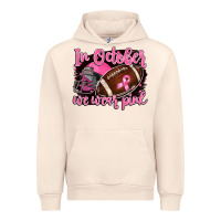 Sandshell in october we wear pink with football Urban Hoodie - BarkalooDesign