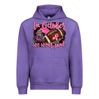 Tulip in october we wear pink with football Urban Hoodie - BarkalooDesign