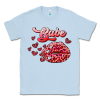Dusty Blue babe with kiss Classic Tee - RanaPortraitStore