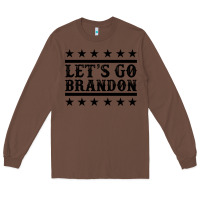 Chestnut let's go brandon black Long Sleeve Tee - Jasminsmagicworld