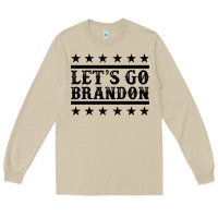 Mushroom let's go brandon black Long Sleeve Tee - Jasminsmagicworld