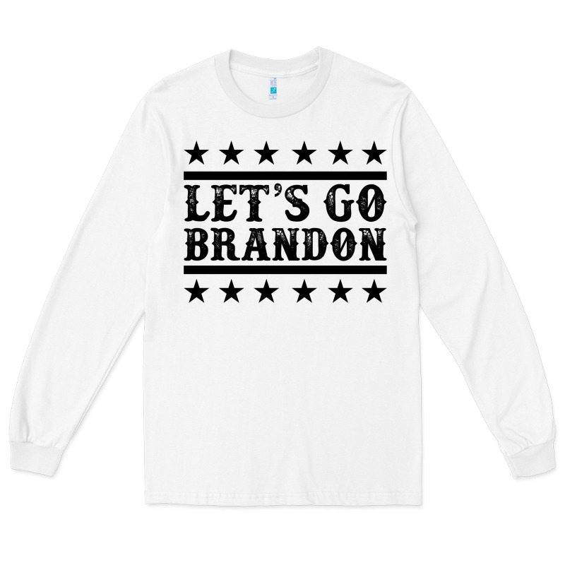 Let's Go Brandon Black Long Sleeve Tee by Jasminsmagicworld | Teevron
