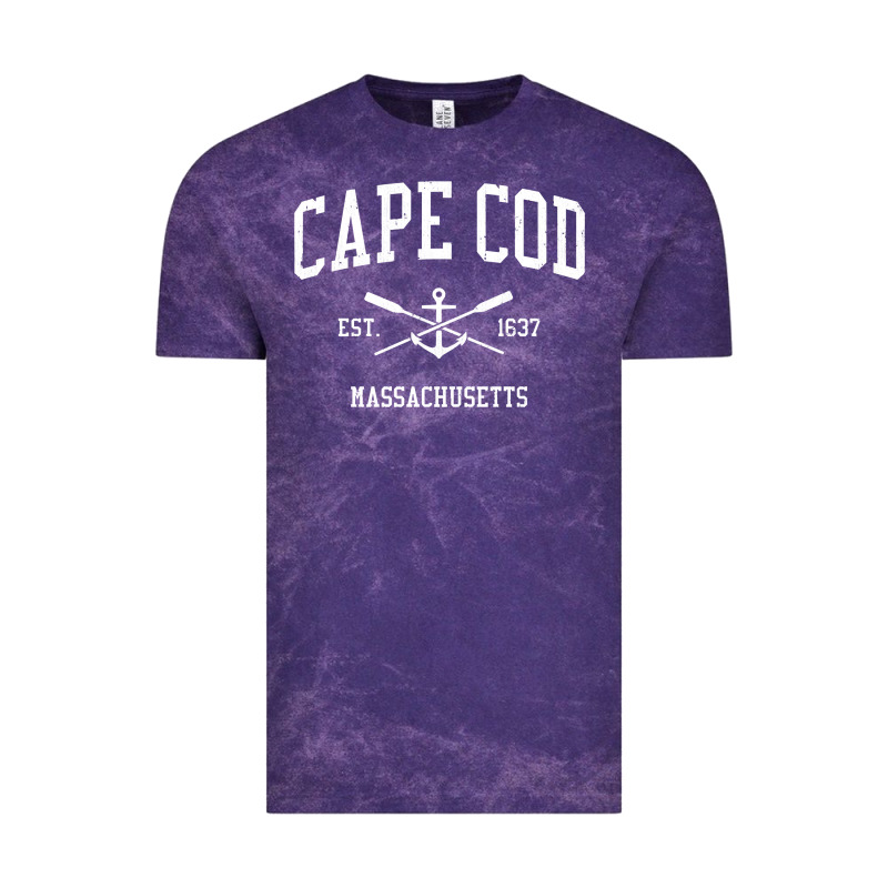 Cape Cod Ma Vintage Crossed Oars & Boat Anchor Sports Sweat Vintage Tee by longCreatives | Teevron