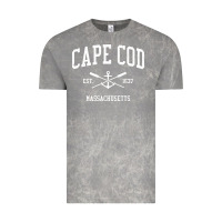 Cloud Rock Cape Cod MA Vintage Crossed Oars & Boat Anchor Sports Sweat Vintage Tee - longCreatives