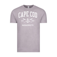 Vintage Zinc Cape Cod MA Vintage Crossed Oars & Boat Anchor Sports Sweat Vintage Tee - longCreatives