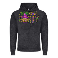 Vintage Black Mardi Gras party Vintage Hoodie - NancyCooperArtShop