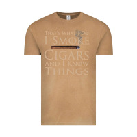 Vintage Camel That's What I Do I Smoke Cigars And I Know Things Vintage Tee - longCreatives