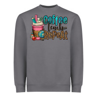 Storm coffee teach repeat Heavyweight Sweatshirt - OliviaCreatesArt