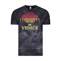 Cloud Black venice italy   vintage retro italian travel souvenir gift pullover hoo Vintage Tee - longCreatives