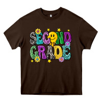 Chocolate Brown second grade Heavy Core Tee - NancyCooperArtShop