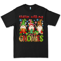 Black chillin with my gnomies Premium Tee - MaliasSmallBusiness