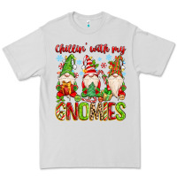 Dove Grey chillin with my gnomies Premium Tee - MaliasSmallBusiness