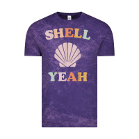 Cloud Purple vintage retro shell yeah beach tropical vacation gifts t shirt Vintage Tee - longCreatives
