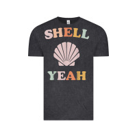Vintage Black vintage retro shell yeah beach tropical vacation gifts t shirt Vintage Tee - longCreatives