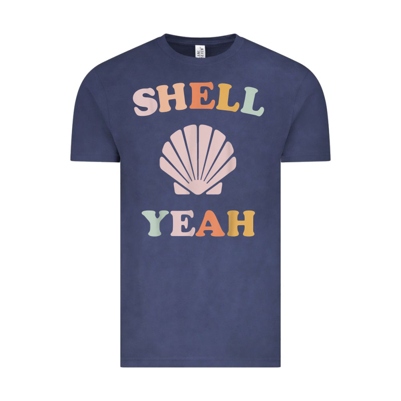 Vintage Retro Shell Yeah Beach Tropical Vacation Gifts T Shirt Vintage Tee by longCreatives | Teevron