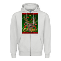Dove Grey oh deer car air freshener Zipper Hoodie - BundleAndBundleShop