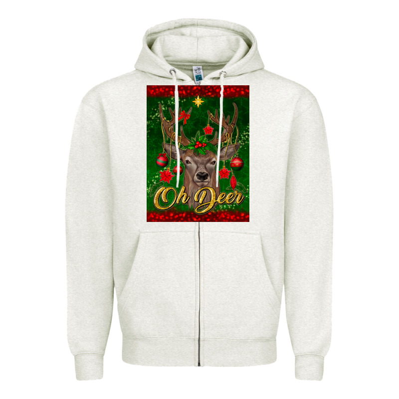 Oh Deer Car Air Freshener Zipper Hoodie by BundleAndBundleShop | Teevron