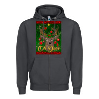 Smoke oh deer car air freshener Zipper Hoodie - BundleAndBundleShop