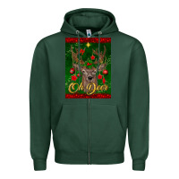 Sports Green oh deer car air freshener Zipper Hoodie - BundleAndBundleShop
